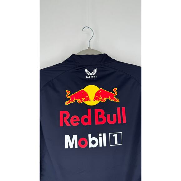 Castore Oracle Red Bull Racing F1 Team Soft Shell Jacket Mens Large New Blue - Picture 12 of 15
